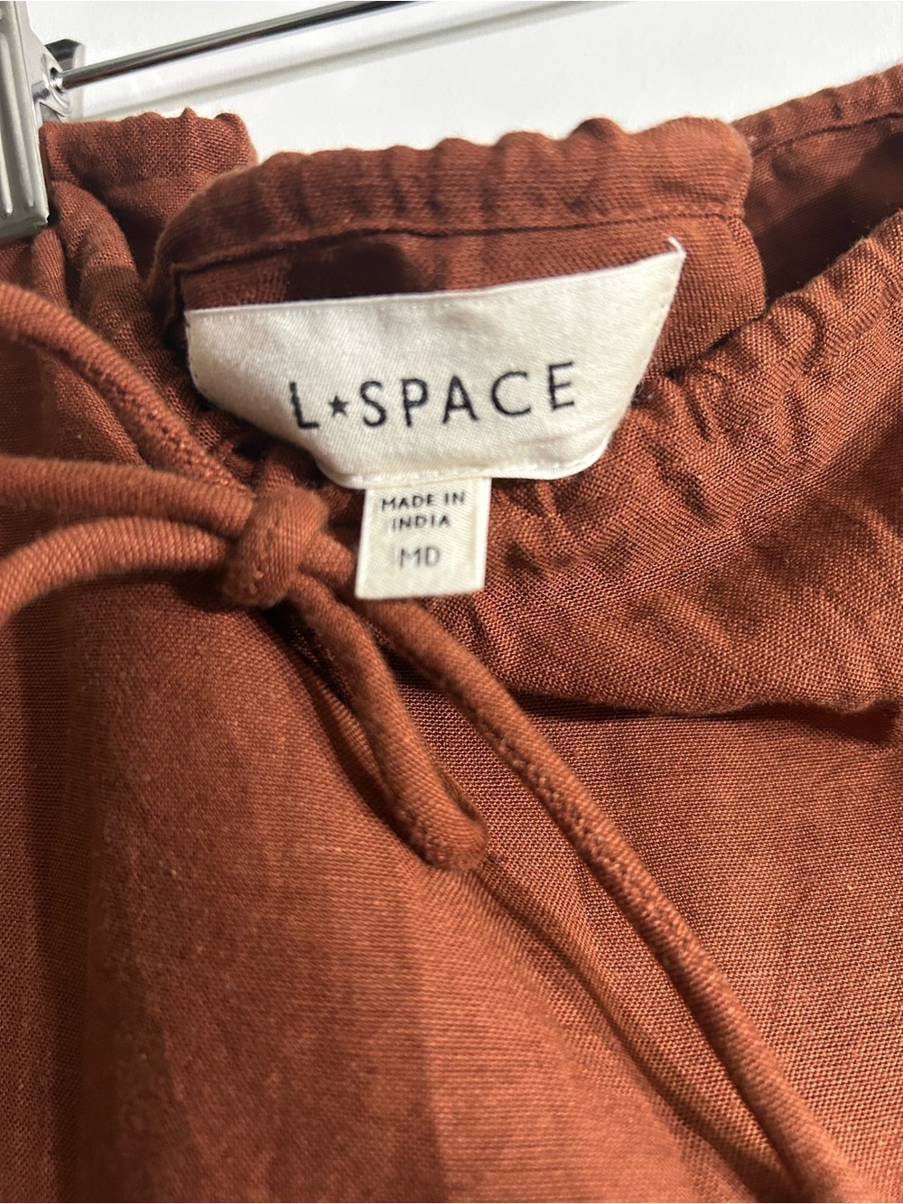 l*space Brown Midi Drawstring Skirt - Picture 3 of 3